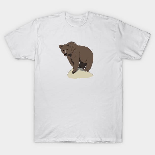 Brown bear T-Shirt by scdesigns